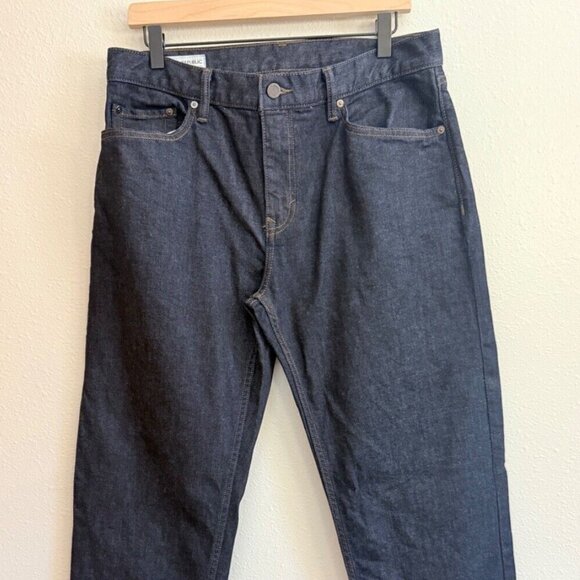 Banana Republic Men’s 33x32 Straight Leg Regular Fit Jeans Dark Wash Jeans - Picture 1 of 16